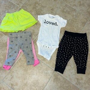 Baby Clothing Set with Bodysuit and Pants